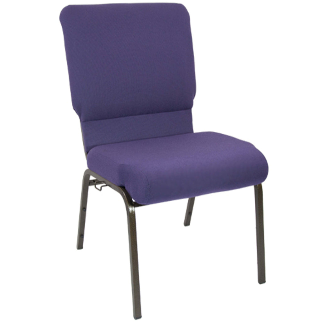 ADVANTAGE Molded Foam Stackable Church Chair 18.5in W