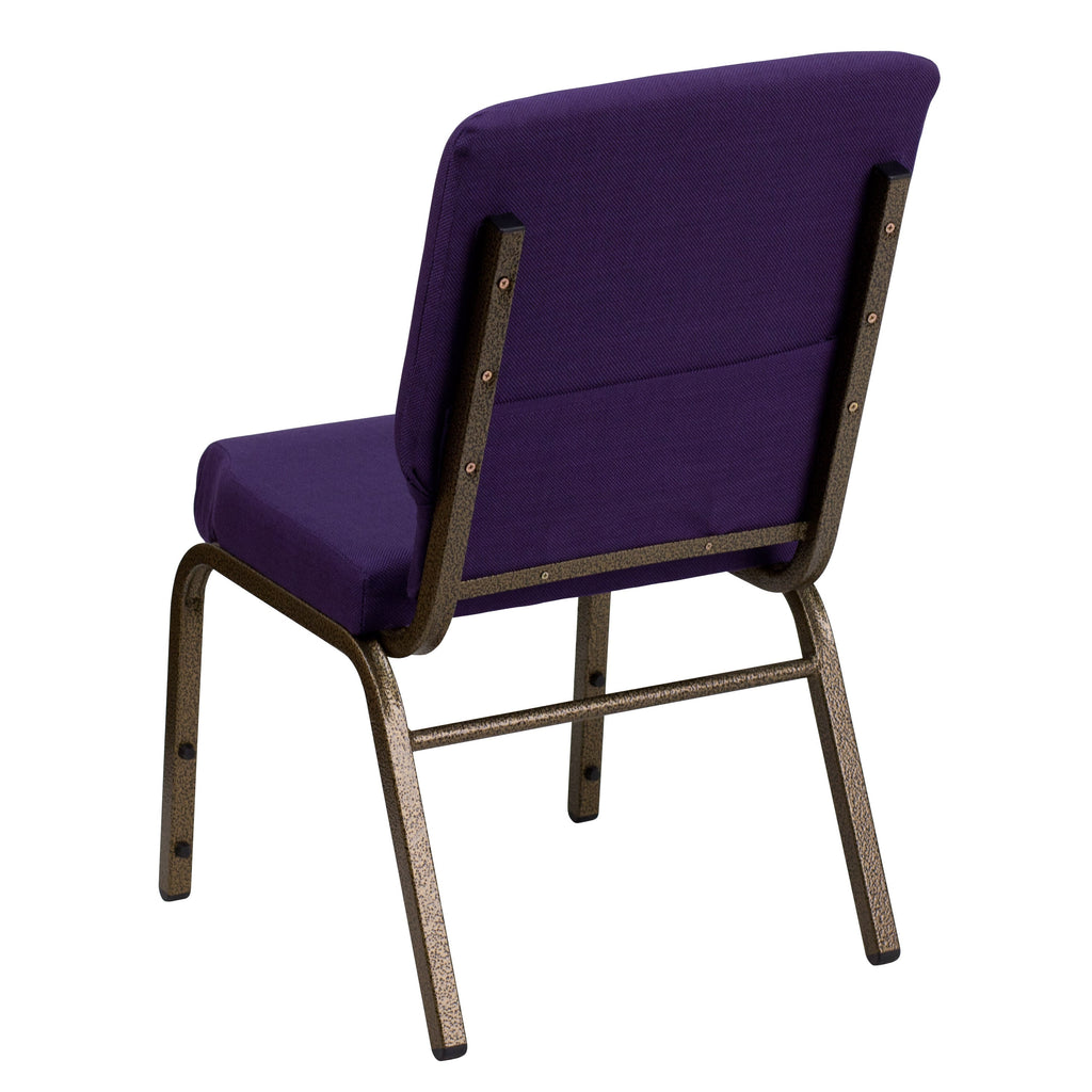 FLASH HERCULES Series Stackable Church Chair 18.5in W