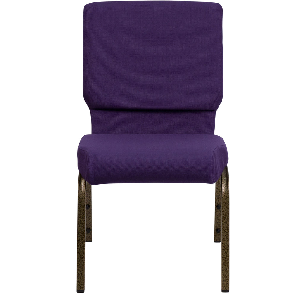 FLASH HERCULES Series Stackable Church Chair 18.5in W