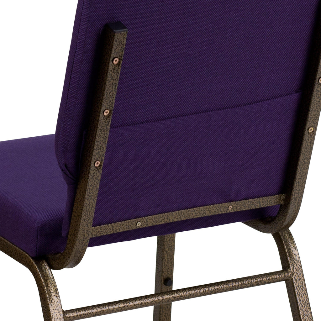 FLASH HERCULES Series Stackable Church Chair 18.5in W