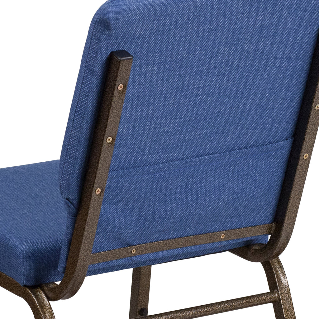 FLASH HERCULES Series Stackable Church Chair 18.5in W