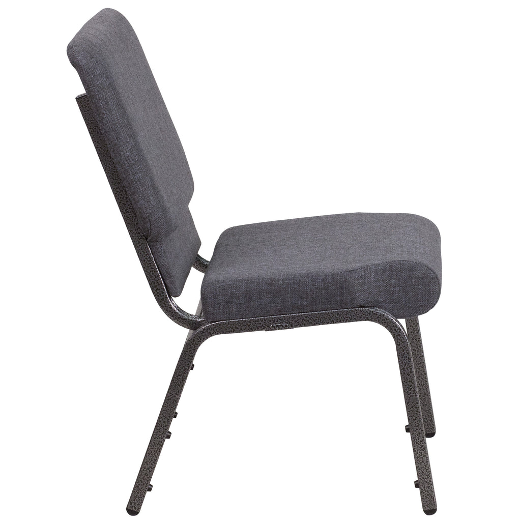 FLASH HERCULES Series Stackable Church Chair 18.5in W