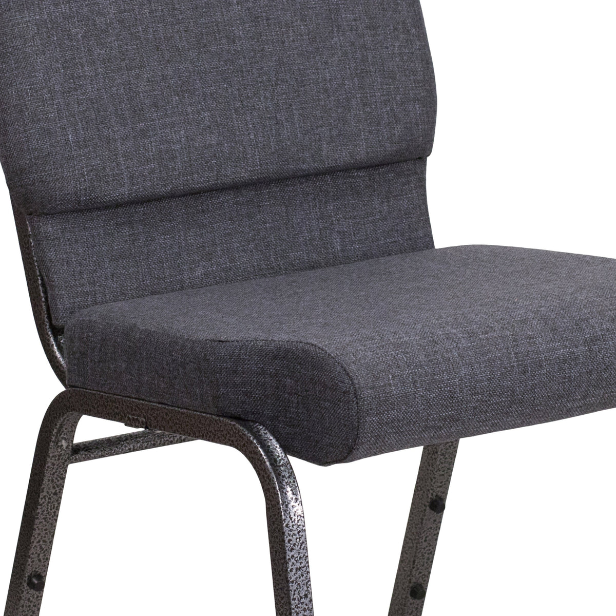 FLASH HERCULES Series Stackable Church Chair 18.5in W