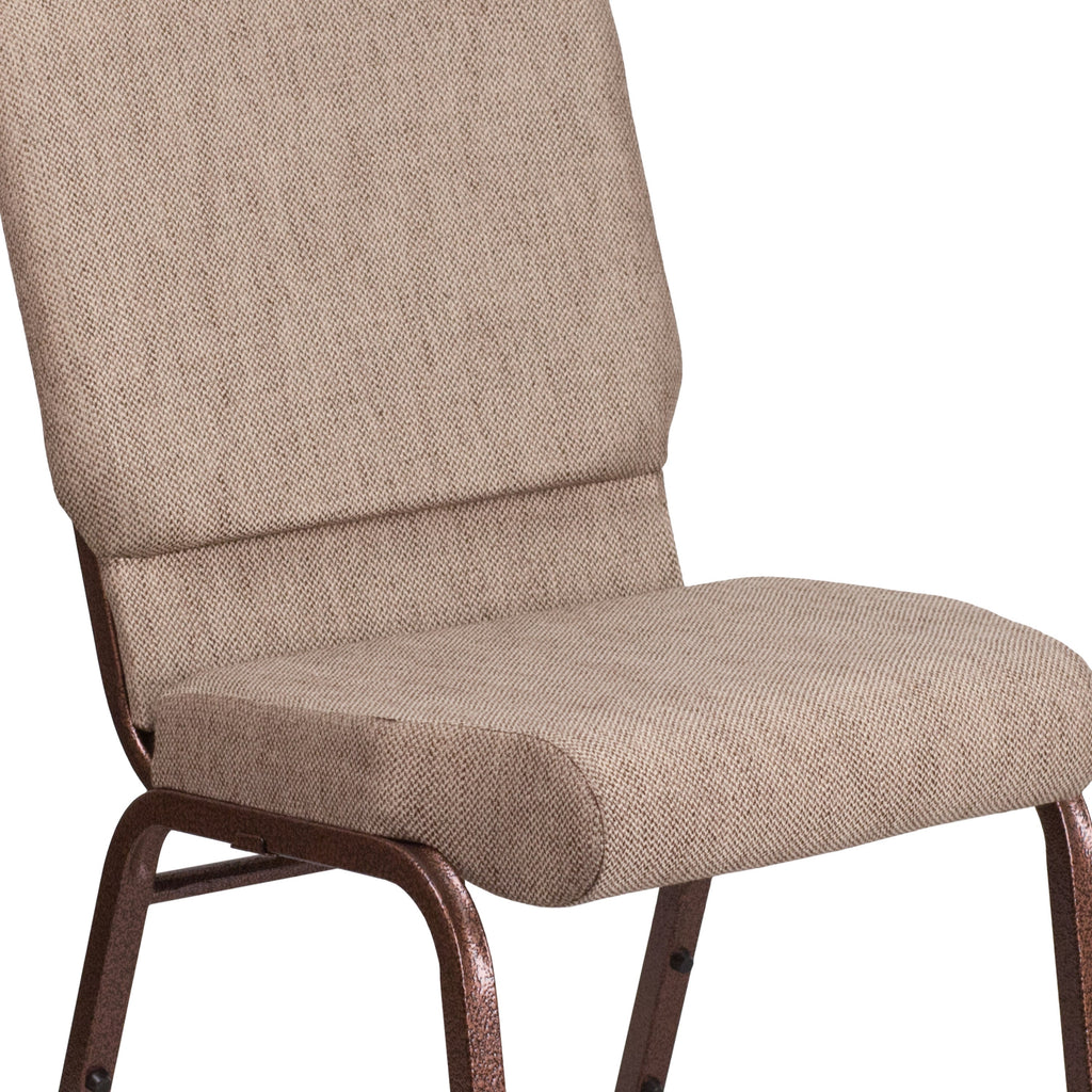 FLASH HERCULES Series Stackable Church Chair 18.5in W