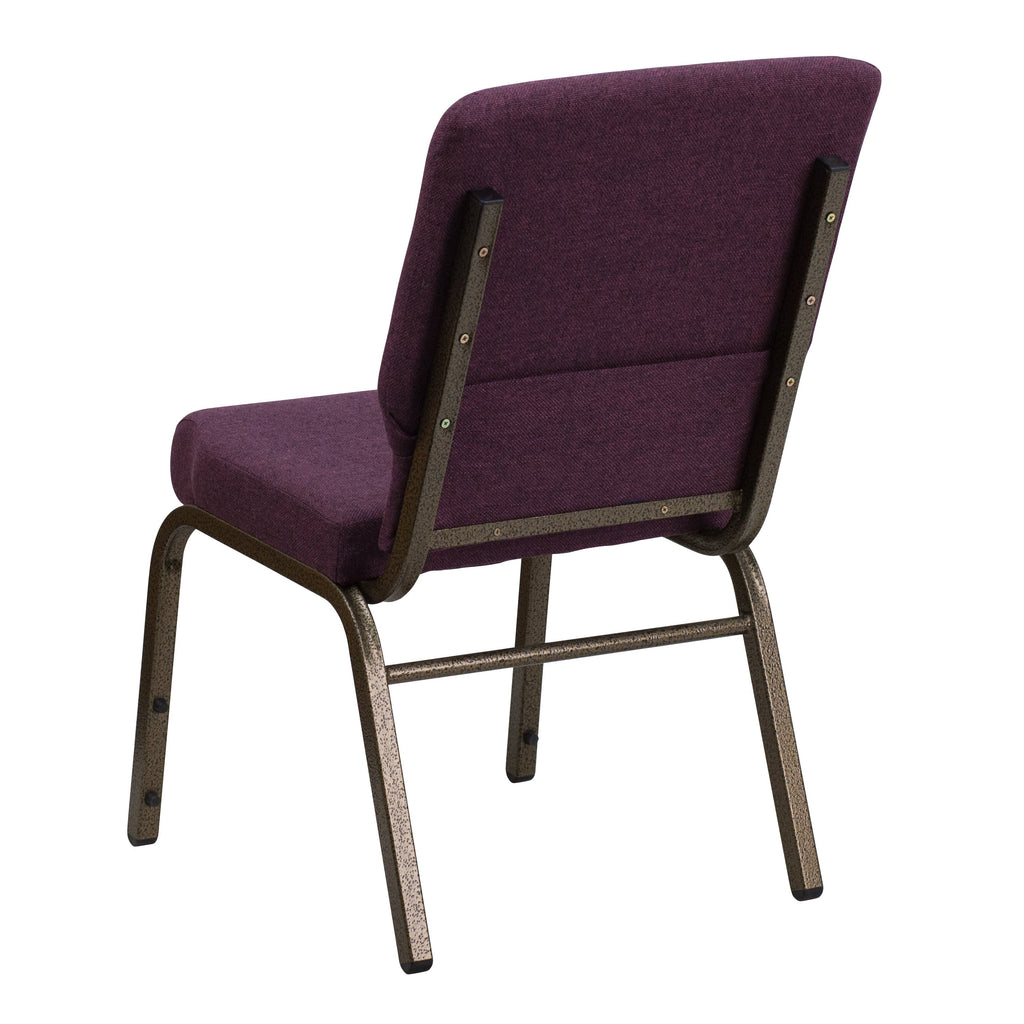 FLASH HERCULES Series Stackable Church Chair 18.5in W