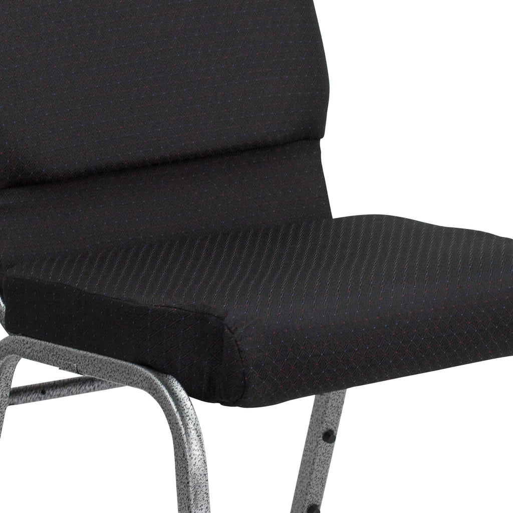 FLASH HERCULES Series Stackable Church Chair 18.5in W