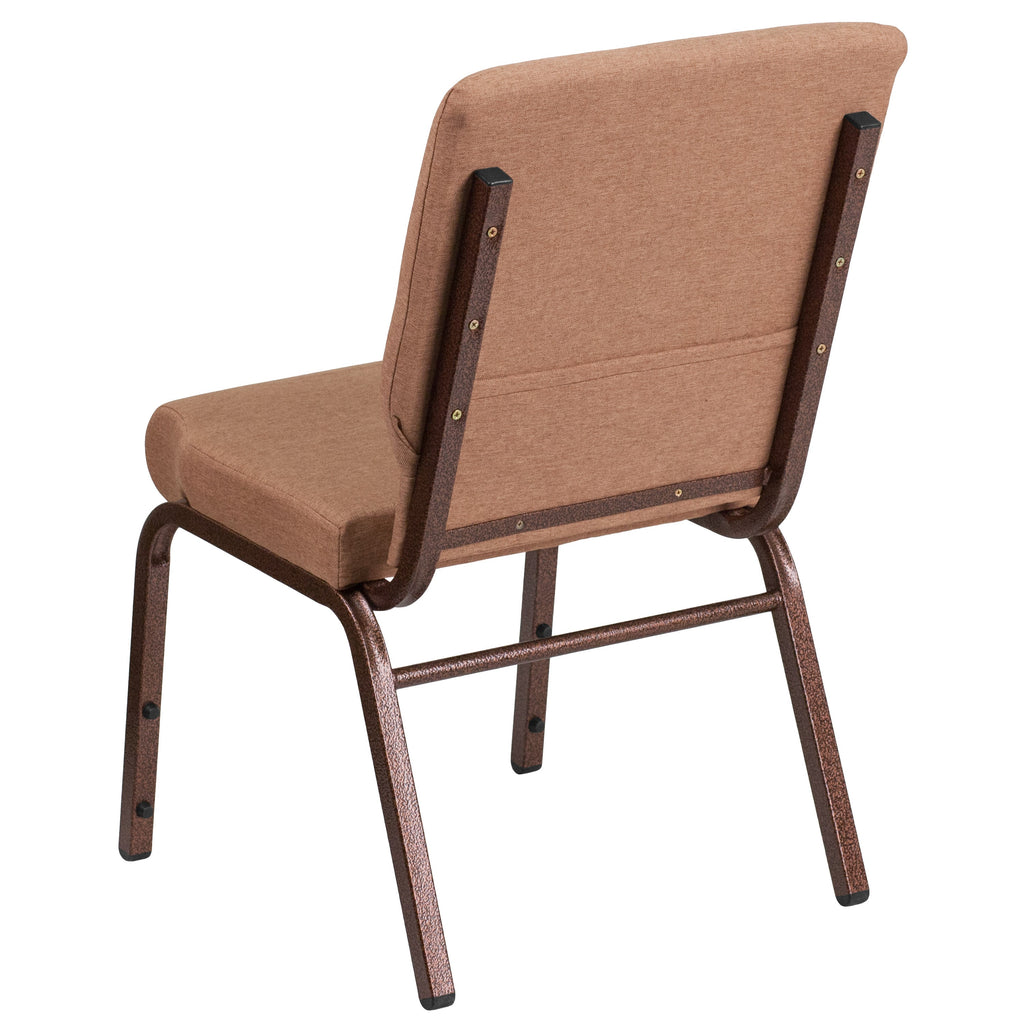FLASH HERCULES Series Stackable Church Chair 18.5in W
