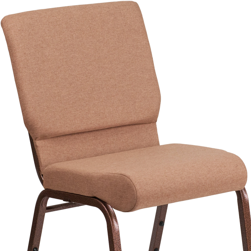 FLASH HERCULES Series Stackable Church Chair 18.5in W
