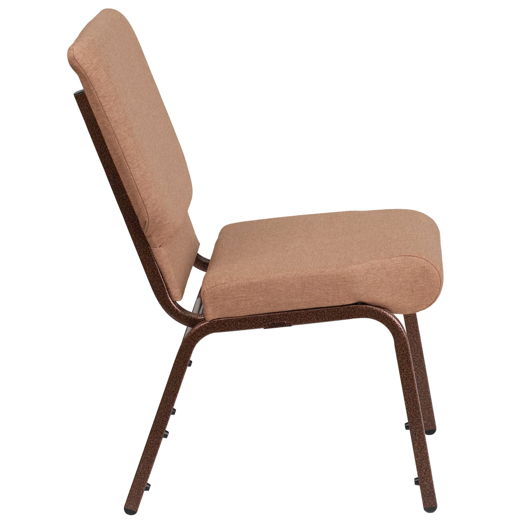 FLASH HERCULES Series Stackable Church Chair 18.5in W