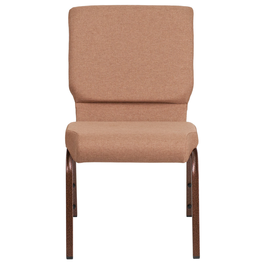 FLASH HERCULES Series Stackable Church Chair 18.5in W