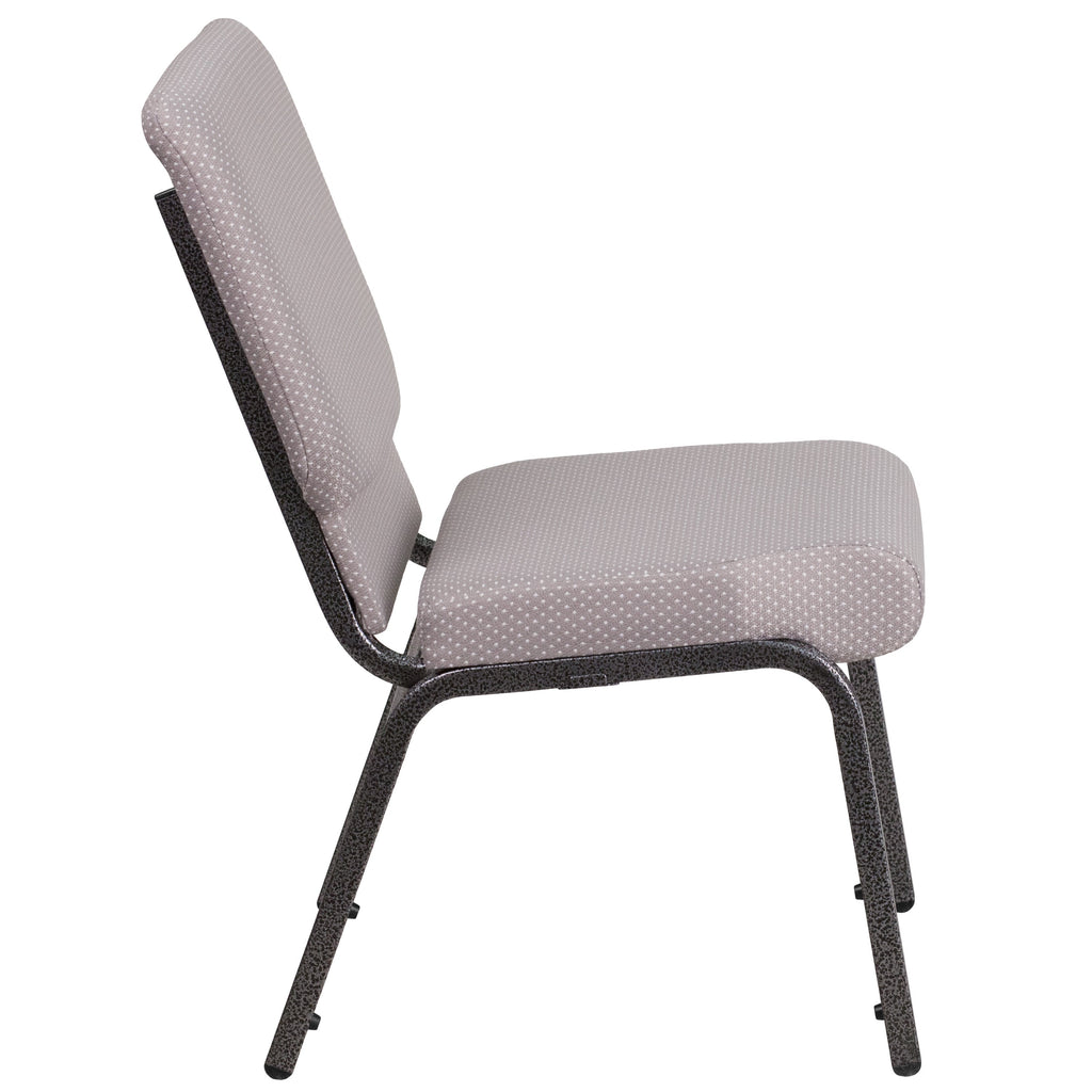 FLASH HERCULES Series Stackable Church Chair 18.5in W