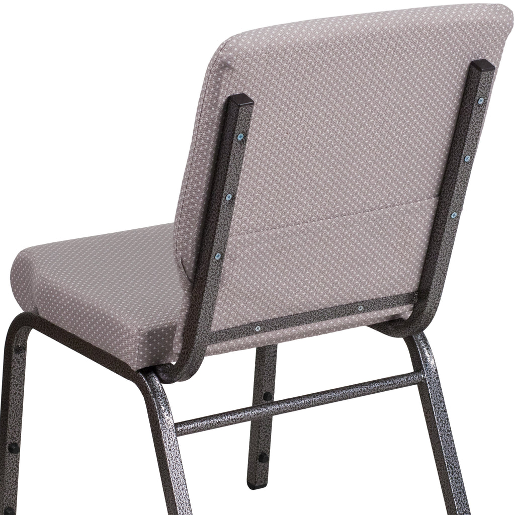 FLASH HERCULES Series Stackable Church Chair 18.5in W