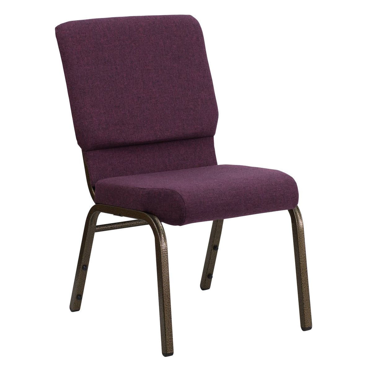 FLASH HERCULES Series Stackable Church Chair 18.5in W
