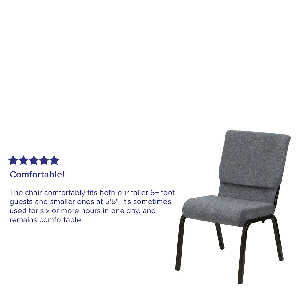 HERCULES Series Stackable Church Chair 18.5in W