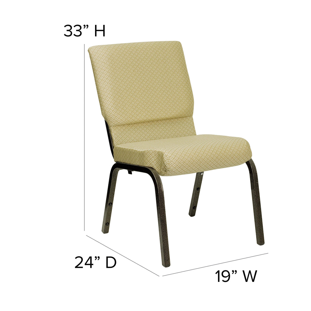 HERCULES Series Stackable Church Chair 18.5in W
