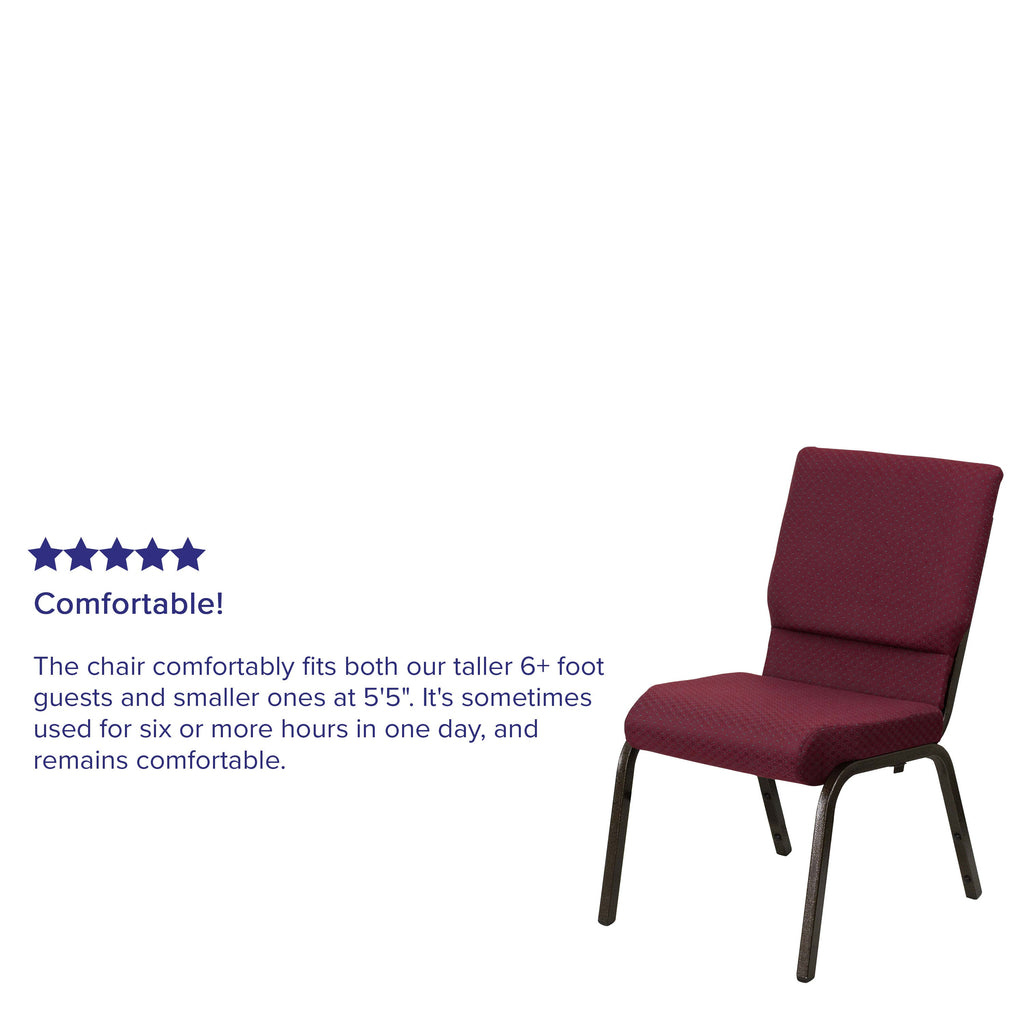 HERCULES Series Stackable Church Chair 18.5in W