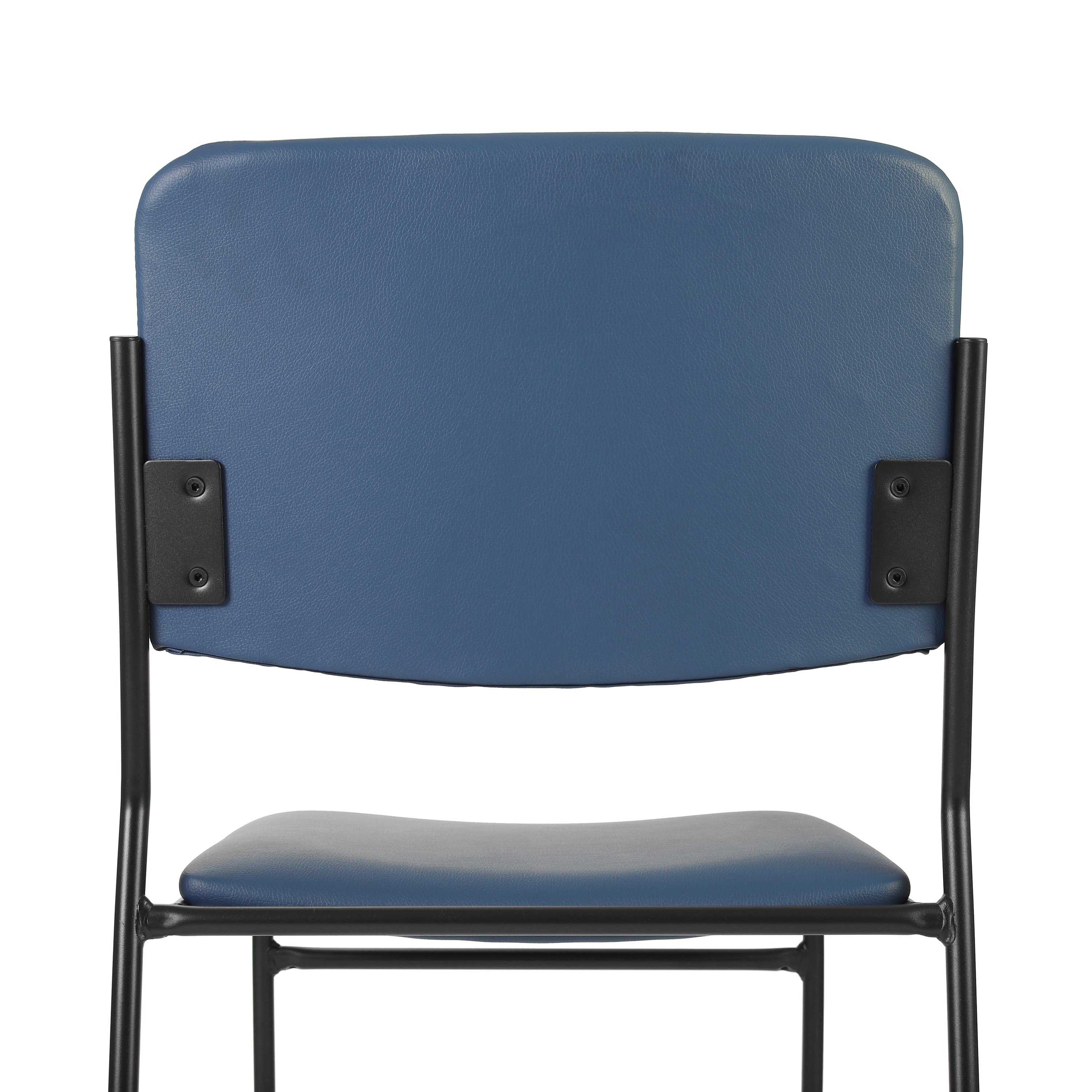 FLASH High Density Stacking Chair with Sled Base 500 lb Gray
