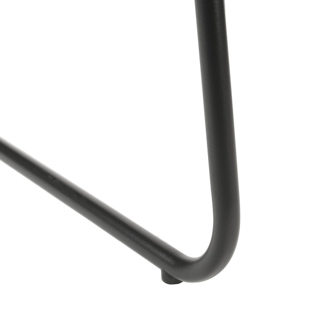 FLASH High Density Stacking Chair with Sled Base 500 lb Gray