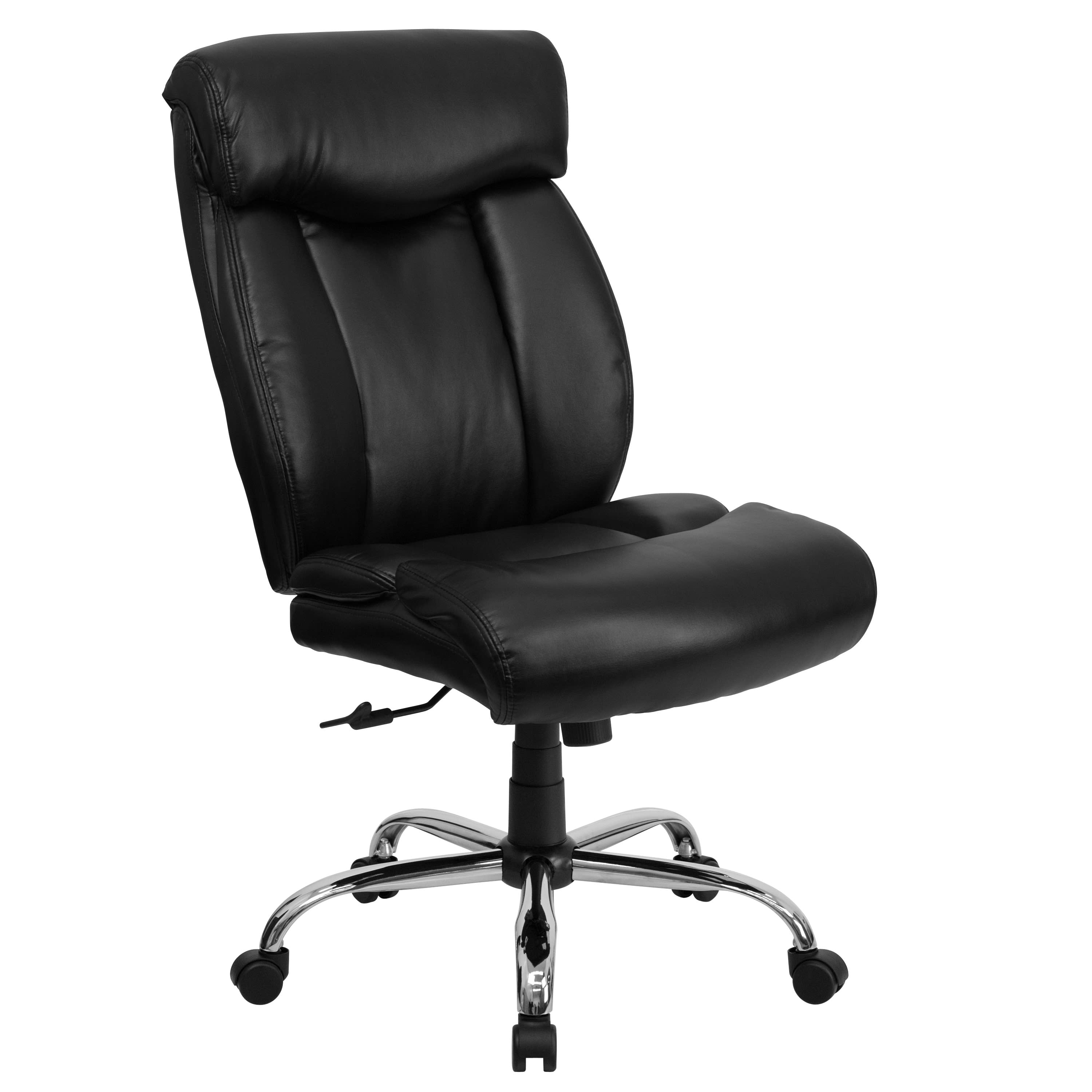 FLASH Hercules Series Big & Tall 400lb High Back Executive Office Chair Black Fabric